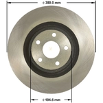 Order BENDIX GLOBAL - PRT6172 - Disc Brake Rotor For Your Vehicle