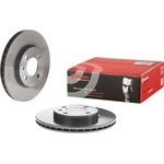 Order Front Disc Brake Rotor by BREMBO - 09.5166.11 (1 Qty) For Your Vehicle