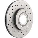 Order Front Disc Brake Rotor by BREMBO - 09.5166.1X (1 Qty) For Your Vehicle