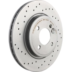Order Front Disc Brake Rotor by BREMBO - 09.8655.1X (1 Qty) For Your Vehicle
