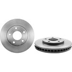 Order Front Disc Brake Rotor by BREMBO - 09.8709.81 (1 Qty) For Your Vehicle