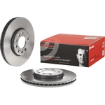Order Front Disc Brake Rotor by BREMBO - 09.9165.11 (1 Qty) For Your Vehicle