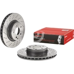 Order Front Disc Brake Rotor by BREMBO - 09.9481.21 (1 Qty) For Your Vehicle