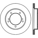 Order Front Disc Brake Rotor by CENTRIC PARTS - 121.48005 For Your Vehicle