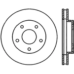 Order Front Disc Brake Rotor by CENTRIC PARTS - 320.66038 For Your Vehicle