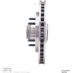 Order Front Disc Brake Rotor by DYNAMIC FRICTION COMPANY - 600-54153 For Your Vehicle