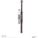 Order Front Disc Brake Rotor by DYNAMIC FRICTION COMPANY - 600-54261 For Your Vehicle