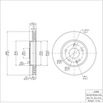 Order Front Disc Brake Rotor by DYNAMIC FRICTION COMPANY - 600-63088 For Your Vehicle