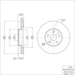 Order Front Disc Brake Rotor by DYNAMIC FRICTION COMPANY - 600-76042 For Your Vehicle