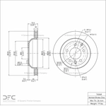 Order Front Disc Brake Rotor by DYNAMIC FRICTION COMPANY - 604-74048 For Your Vehicle