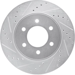 Order Front Disc Brake Rotor by DYNAMIC FRICTION COMPANY - 631-54186L For Your Vehicle