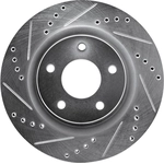 Order Front Disc Brake Rotor by DYNAMIC FRICTION COMPANY - 631-67057L For Your Vehicle