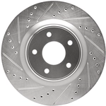 Order DYNAMIC FRICTION COMPANY - 631-67105L - Front Disc Brake Rotor For Your Vehicle
