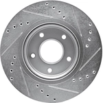 Order DYNAMIC FRICTION COMPANY - 631-67106L - Front Disc Brake Rotor For Your Vehicle