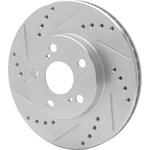 Order Front Disc Brake Rotor by DYNAMIC FRICTION COMPANY - 631-76077L For Your Vehicle