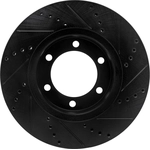 Order Front Disc Brake Rotor by DYNAMIC FRICTION COMPANY - 633-76124L For Your Vehicle