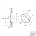 Order Front Disc Brake Rotor by DYNAMIC FRICTION COMPANY - 900-54204 For Your Vehicle