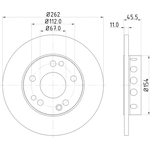 Order HELLA PAGID - 355100741 - Disc Brake Rotor (Pack of 2) For Your Vehicle