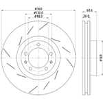 Order HELLA PAGID - 355133631 - Disc Brake Rotor For Your Vehicle
