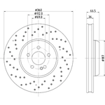 Order HELLA PAGID - 355134452 - Disc Brake Rotor For Your Vehicle