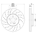Order HELLA PAGID - 355134462 - Disc Brake Rotor For Your Vehicle