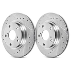 Order POWER STOP - EBR858XPR - Front Brake Rotor For Your Vehicle
