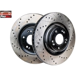 Order Front Disc Brake Rotor (Pack of 2) by PROMAX - 22-31573 For Your Vehicle
