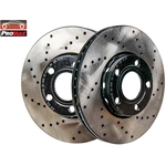 Order Front Disc Brake Rotor (Pack of 2) by PROMAX - 22-34055 For Your Vehicle