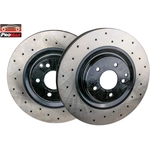 Order Front Disc Brake Rotor (Pack of 2) by PROMAX - 22-34282 For Your Vehicle