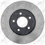 Order Front Disc Brake Rotor by TOP QUALITY - 8-580083 For Your Vehicle