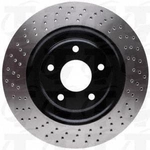 Order Front Disc Brake Rotor by TOP QUALITY - 8-580334 For Your Vehicle