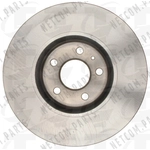 Order Front Disc Brake Rotor by TOP QUALITY - 8-980697 For Your Vehicle