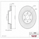 Order Disque de frein à disque avant by ULTRA - 53334 For Your Vehicle