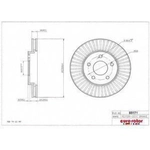 Order ULTRA - 55171 - Front Disc Brake Rotor For Your Vehicle