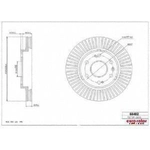 Order ULTRA - 55402 - Front Disc Brake Rotor For Your Vehicle