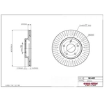 Order ULTRA - NI481 - Front Disc Brake Rotor For Your Vehicle