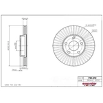 Order Front Disc Brake Rotor by ULTRA - VW272 For Your Vehicle