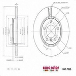 Order Disque de frein à disque avant by ULTRA - BM7015 For Your Vehicle