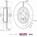 Order Front Disc Brake Rotor by ULTRA - BM784 For Your Vehicle