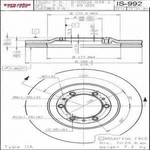 Order Front Disc Brake Rotor by ULTRA - IS992 For Your Vehicle