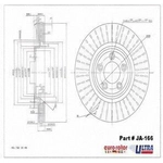 Order Front Disc Brake Rotor by ULTRA - JA166 For Your Vehicle