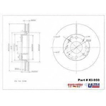Order Front Disc Brake Rotor by ULTRA - KI950 For Your Vehicle