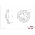 Order ULTRA - NI4012 - Front Disc Brake Rotor For Your Vehicle