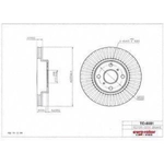 Order ULTRA - TO6001 - Front Disc Brake Rotor For Your Vehicle