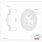 Order Front Disc Brake Rotor by ULTRA - TO6125 For Your Vehicle