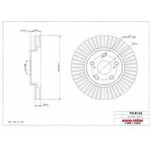 Order Front Disc Brake Rotor by ULTRA - TO6134 For Your Vehicle