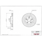 Order Front Disc Brake Rotor by ULTRA - TO6146 For Your Vehicle