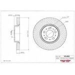 Order Front Disc Brake Rotor by ULTRA - VO922 For Your Vehicle