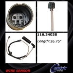 Order Front Disc Pad Sensor Wire by CENTRIC PARTS - 116.34038 For Your Vehicle