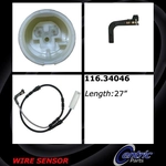 Order Front Disc Pad Sensor Wire by CENTRIC PARTS - 116.34046 For Your Vehicle
